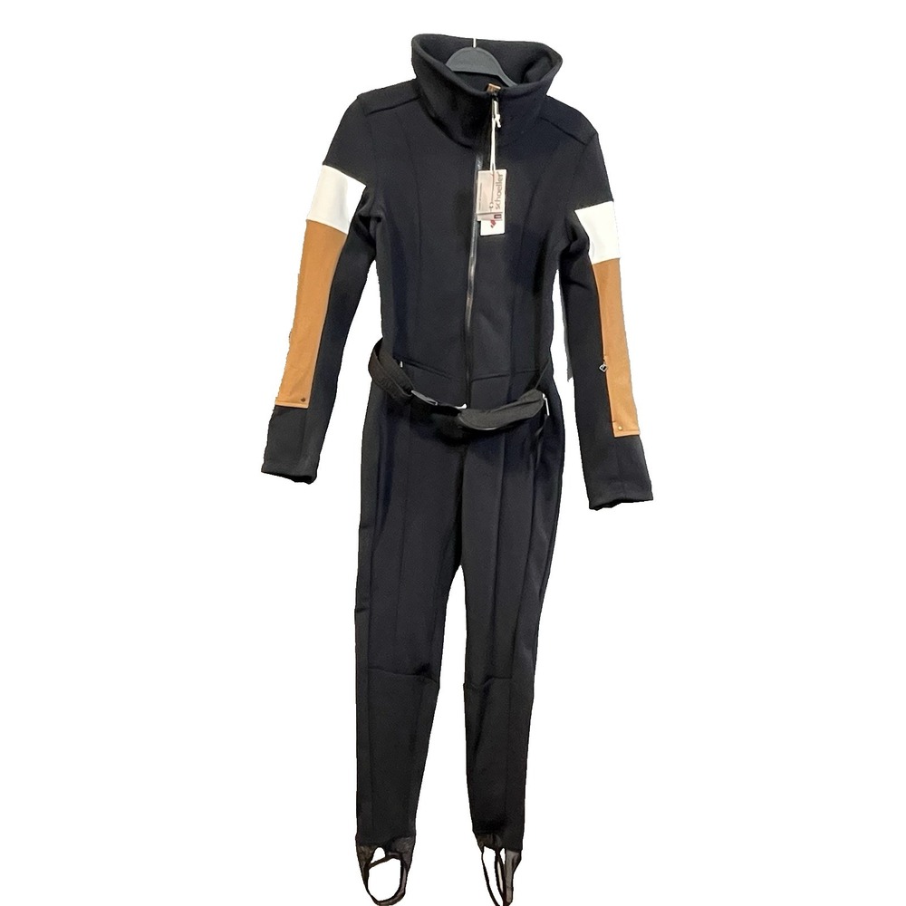 Women's 10 Obermeyer Kitt ITB Softshell Brown Sugar Ski Suit Sleek In The Boot